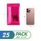 Hot Pink Metallic Bubble Mailers 4" x 8", Pack of 20 Opaque Mail Bubble Envelopes with Sturdy Adhesive Line, Reliable Padded Shipping Envelopes, Cushioning and Waterproof Padded Envelopes